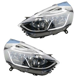 Hauptscheinwerfer H7 H1 links + rechts passend für Renault Clio 4 ab BJ 09/2016