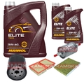 KAMOKA Inspektionspaket MANNOL Elite 5W-40 7L passend für VW Lupo 1.0
