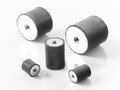 4 Stk Gummipuffer/Silentblock/Ø75- 50 Gewinde M12/Typ C/Schwingungsdämpfer Typ C