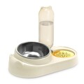 Edelstahl-Katzennapf Katzen-Schwerkraft-Wassernapf mit automatischer Wassersp...