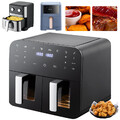 4/5/6/9L HEISSLUFTFRITTEUSE FRITTEUSE FRITTEUSEN AIRFRYER EDELSTAHL BACKFUNKTION