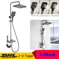 LCD Duschsystem Duschset Duscharmatur Mischbatterie Regendusche Kopf Handbrause