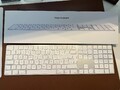 Apple Magic Keyboard A1843 mit Ziffernblock, QWERTZ-Layout, Silber Weiß