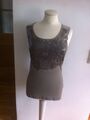 Betty Barclay Fein Strick Top Tunika Shirt Pailetten Zu Jeans Rock Gr. 36 Pulli