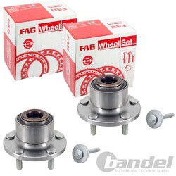 2x FAG RADLAGERSATZ VORDERACHSE passend für FORD C-MAX FOCUS 2 + C-MAX