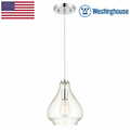 Pendelleuchte Hängelampe 1xE27 Ø23 cm Klarglas / Chrom Westinghouse