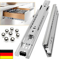 1-10 Paar Schubladenführungen Schubladenauszüge Kugellager Vollauszug 250-700mm