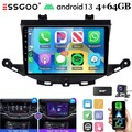 DAB+ Autoradio Android13 4+64G CarPlay GPS Für Opel Astra K 2015-2019 NAV FM Kam