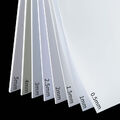 ABS Kunststoffplatte -Weiße -Stärken 0,5mm 1, 1,5,2 ,3 ,4, 5mm Kunststoffplatte