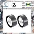 2x ORIGINAL® Snr Umlenk-/Führungsrolle, Keilrippenriemen für Mercedes-Benz