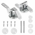 Befestigungs Set Ersatz Scharniere WC-Sitz Deckel Zinklegierung Toilettensitz TD