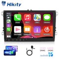 Android 15 Carplay 64GB Autoradio für VW GOLF 5 6 Passat Polo Touran T5 GPS WIFI