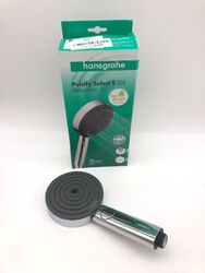 hansgrohe Pulsify Select S Duschkopf, 3 Strahlarten, EcoSmart, 9 l/min, Chrom