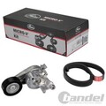 GATES Micro-V Kit KEILRIPPENRIEMEN-SATZ passend für AUDI A3 SEAT ALTEA LEON