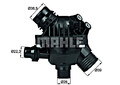 MAHLE Kühlmittel Thermostat Für BMW E88 E82 X1 E84 X3 E83 Z4 E86 04-16 7536655