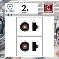 2x ORIGINAL® Caffaro Umlenk-/Führungsrolle, Keilrippenriemen für Dacia Lodgy