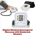 Digital Blutdruckmessgerät Oberarm LCD Blutdruck Monitor Automatische-Pulsmesser