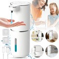 380ml Seifenspender mit Sensor, Automatischer Seifenspender, USB Wiederaufladbar
