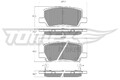 Bremsbelagsatz Scheibenbremse TOMEX Brakes TX 60-61 für TESLA MODEL 5YJS 5YJX
