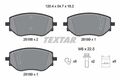 TEXTAR 2618801 Bremsbelagsatz, Scheibenbremse passend für NISSAN RENAULT