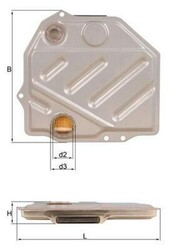 MAHLE ORIGINAL HX 48 Automatikgetriebe Ölfilter Getriebeölfilter