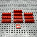 LEGO® Baustein Stein Basic 3010 1x4 rot red 10 Stück