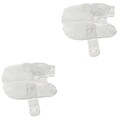  2 Pieces Hund Regenmantel Transparenter Hundeponcho Eva Haustier