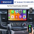DAB Carplay Android15 Autoradio Für 1 DIN Ford Transit Custom 2018-2023 GPS WIFI