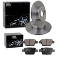EUROBRAKE BREMSSCHEIBEN 251mm + BELÄGE HINTEN passend für ALFA ROMEO MITO 955