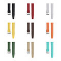 Tropical Style Kautschuk-Uhrenarmband - 12 Farben - 18 mm, 20 mm, 22 mm, 24 mm