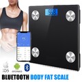 Personenwaage Digital Bluetooth Körperfettwaage APP Waage 180 kg Neu TOP