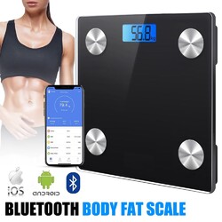 Personenwaage Digital Bluetooth Körperfettwaage APP Waage 180 kg Neu TOP