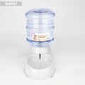 3.8L Automatische Haustier Fütterung Große Katze Hundefutter Spender/Wasser Brun