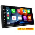 KENWOOD 2-DIN DMX7722DABS Auto Radioset für SMART ForTwo 451 - 07-09/10