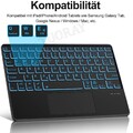 Für Amazon Fire Max 11/13th /HD 10 Plus QWERTZ Beleuchtet Touchpad Tastatur Maus
