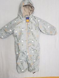 LUPILU Baby Overall Winteranzug Fleece Wagenanzug Einteiler mit Kapuze Gr.86 NEU