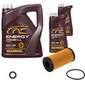 KRAFT Ölfilter 7 L MANNOL Energy Combi LL 5W-30 für Opel Movano B Bus