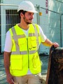Hochsichtbare NEON-Warnweste, Unfall, Panne, Sicherheit,Fahrerweste, S-7XL, LKW