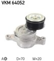 SKF VKM 64052 Spannrolle Keilrippenriemen für MAZDA 2 Schrägheck (DE, DH3)