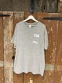 Gildan Herren grau schwer Baumwolle T-Shirt Top Erwachsene Teen Logo Größe XL