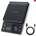 bemece USB Wiederaufladbare Digital kaffeewaage, Kaffeewaage mit Timer,