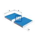 UFI 34.231.00 Innenraumfilter Pollenfilter für BMW ALPINA