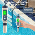 5 In 1 Digital PH Wert TDS EC Wasser Messgerät Tester Meter Aquarium Pool Prüfer