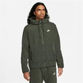 Nike Herren grün Sportswear Essentials Fleece-Hoodie mit Reißverschluss Small neu mit Etikett