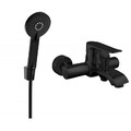 Mexen Pecos R40 Wannenbatterie mit Brausegarnitur, Schwarz - 7273R40-70