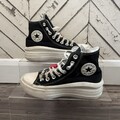 Converse Chuck Taylor All Star Move Plateau Damen Größe UK 3 "Sun Fun" schwarz
