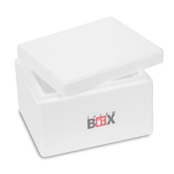 Therm-Box Styroporbox 2W Innen:18x14x9cm Isolierbox Thermo Kühlbox Warmhaltebox