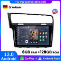Für VW Golf VII 2013-2017 Carplay Android13.0 Autoradio GPS NAVI BT DAB+ 6+128GB