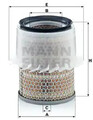 Luftfilter Filtereinsatz C 16 148 MANN-FILTER für MITSUBISHI PAJERO SPORT I L200