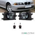 Nebelscheinwerfer Set +HB4 für BMW E39 SERIE Smoke Schwarz Facelift ab 2000-2004